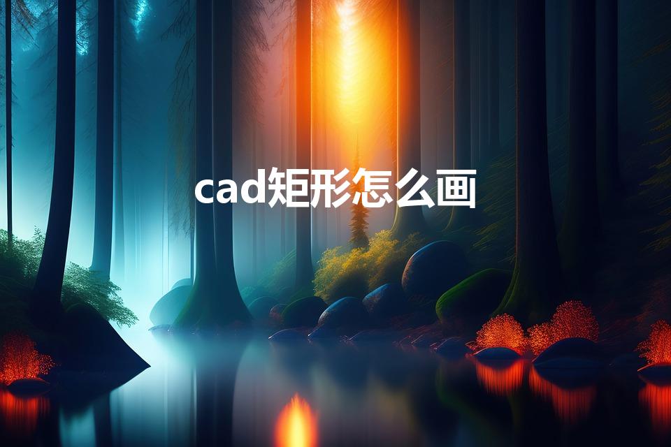 cad矩形怎么画（如何在CAD画矩形）
