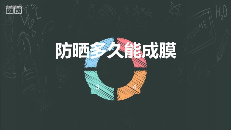 防晒多久能成膜（防晒霜成膜需要多久）