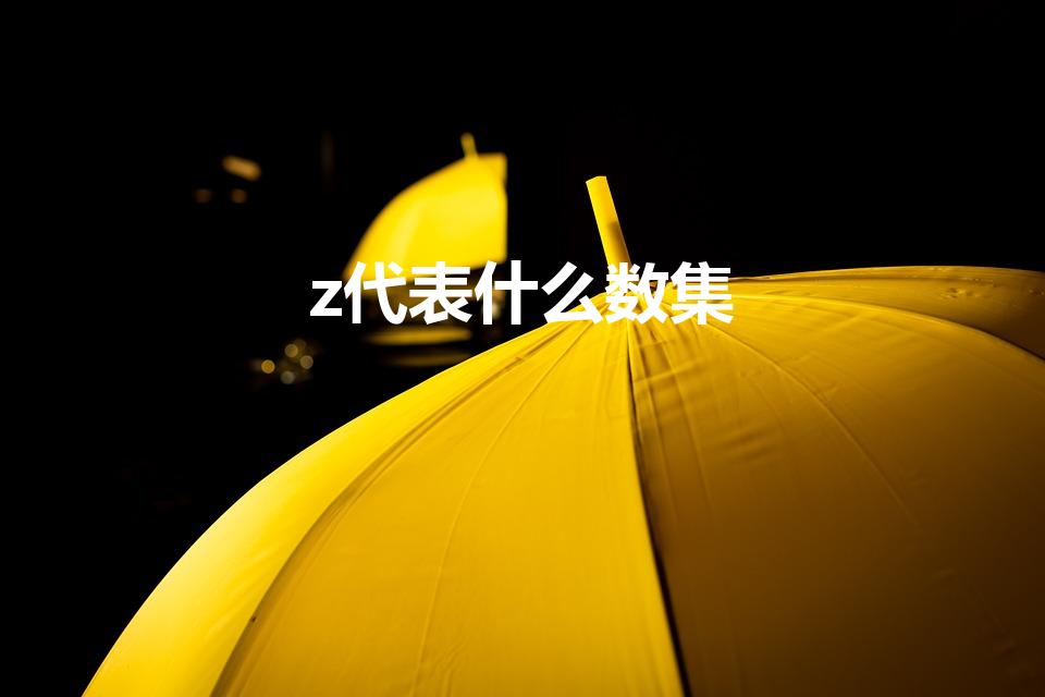 z代表什么数集（数学z表示什么数集）