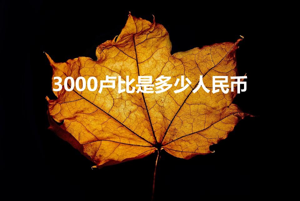 3000卢比是多少人民币（印度卢比兑换人民币汇率是多少）