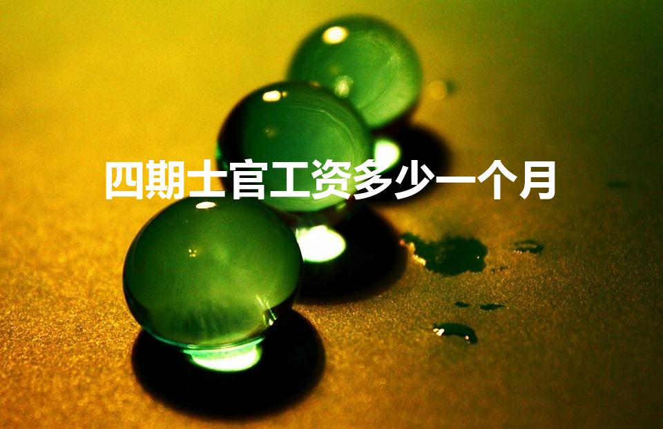 四期士官工资多少一个月（北京四期士官工资多少）
