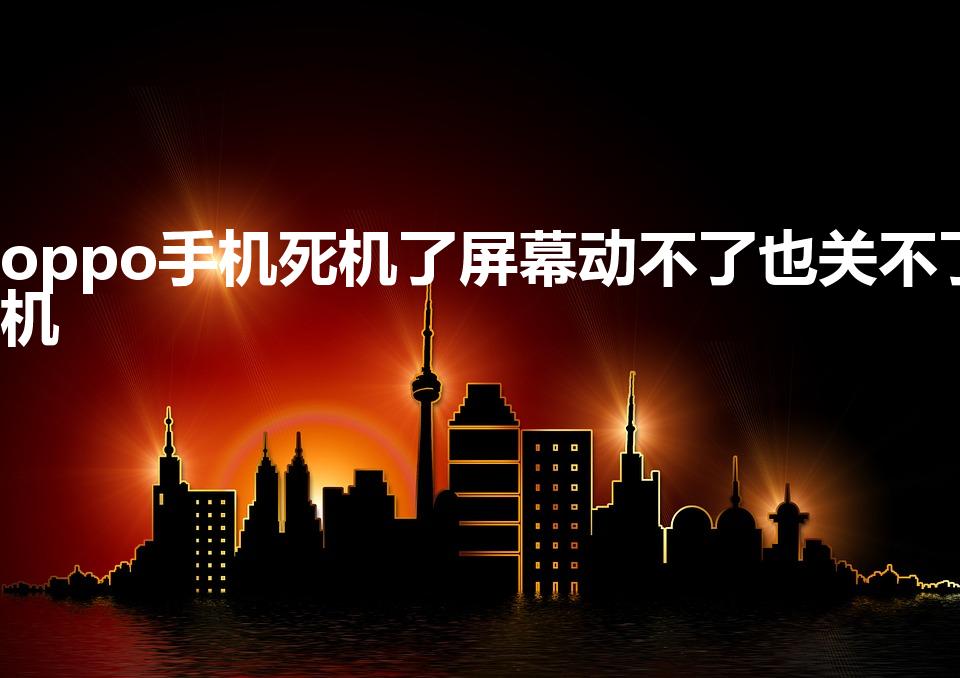 oppo手机死机了屏幕动不了也关不了机