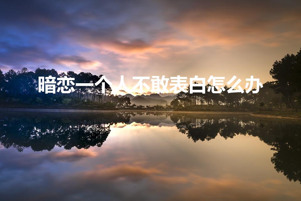 暗恋一个人不敢表白怎么办（暗恋一个人不敢表白,该怎么办）