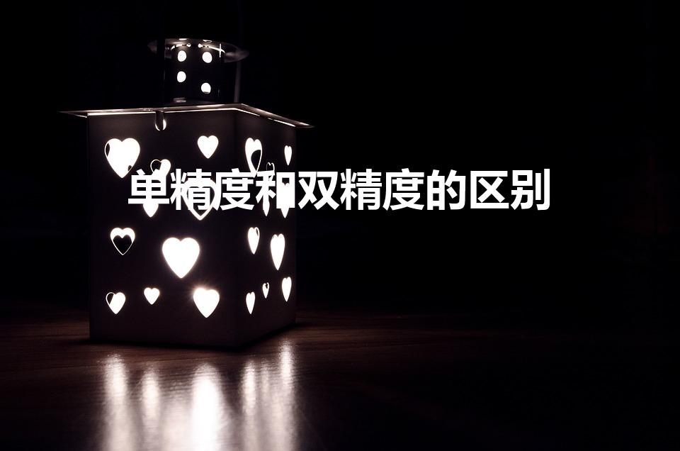 单精度和双精度的区别（单精度和双精度有什么不同）