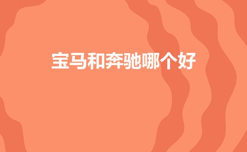 宝马和奔驰哪个好（奔驰和宝马哪个好）