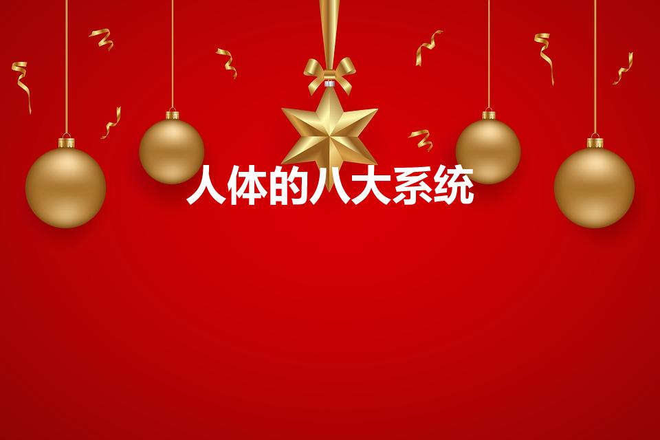 人体的八大系统（人有哪八大系统构成）
