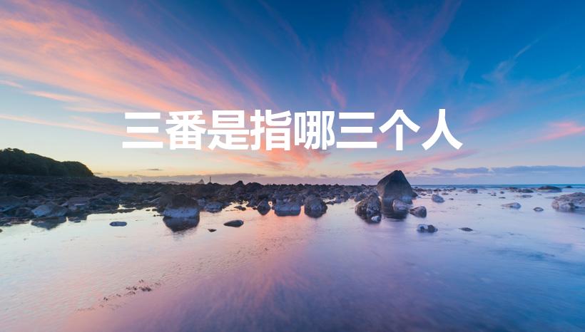 三番是指哪三个人（清朝的三番是那三番）