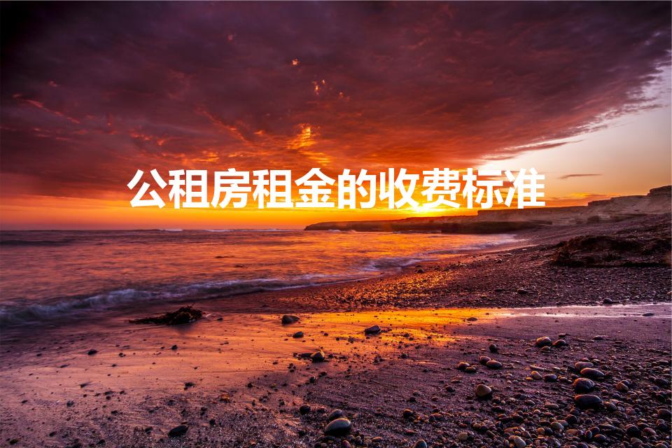 公租房租金的收费标准（公租房租金的标准是什么）