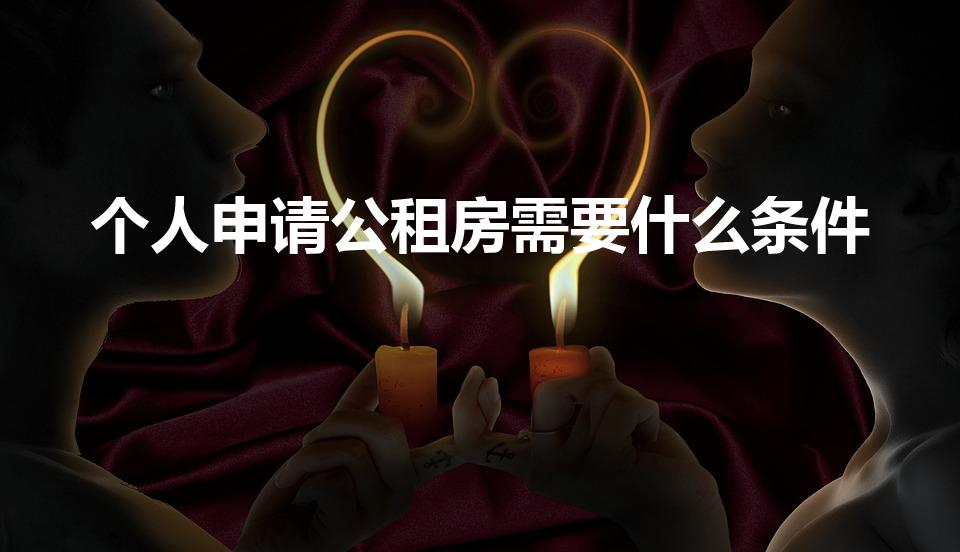 个人申请公租房需要什么条件（申请公租房需要啥条件）