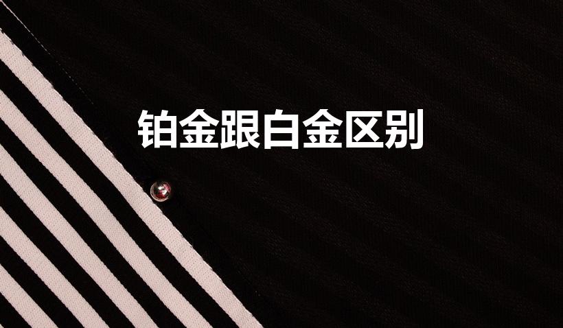 铂金跟白金区别（白金和铂金有什么区别）