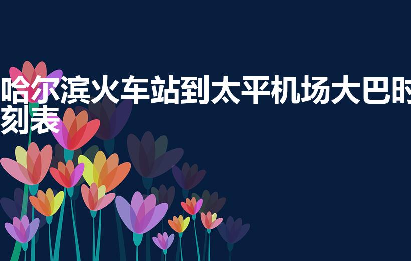 哈尔滨火车站到太平机场大巴时刻表（太平机场大巴时刻表）