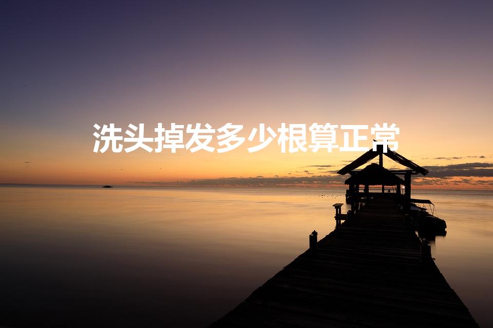洗头掉发多少根算正常（洗头时一般掉几根头发才算正常）