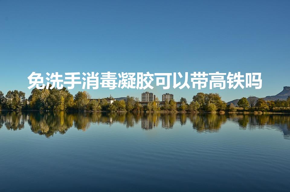 免洗手消毒凝胶可以带高铁吗（免洗凝胶可以带上高铁吗）