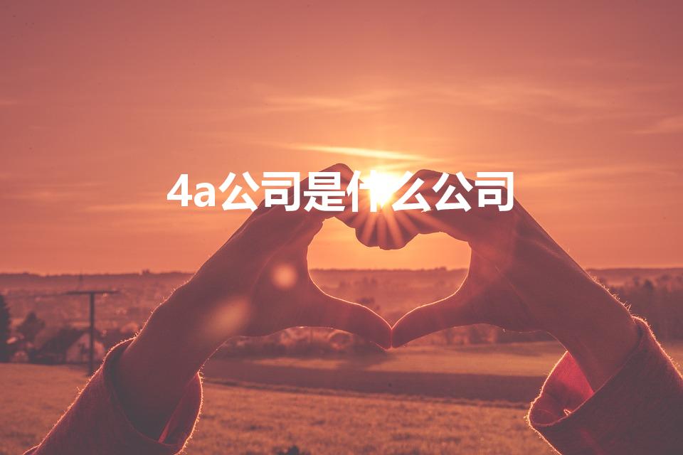 4a公司是什么公司（4a广告公司是什么意思）