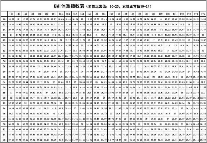 bmi19是什么水准（了解BMI19的标准与重要性）