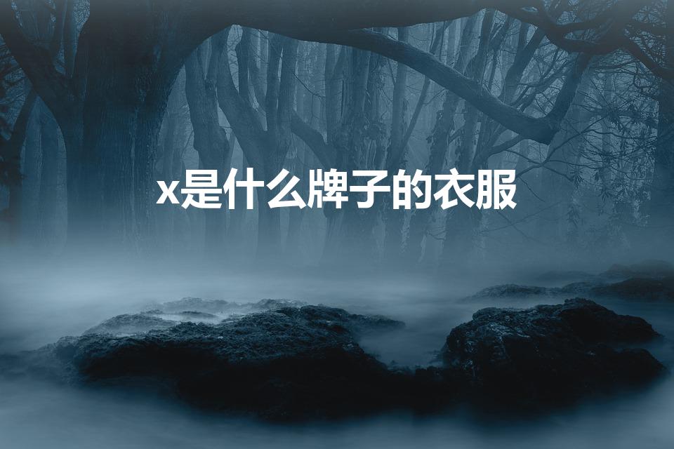 x是什么牌子的衣服（一个×是什么牌子的衣服）