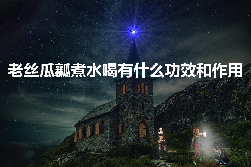 老丝瓜瓤煮水喝有什么功效和作用（丝瓜水的功效与作用）