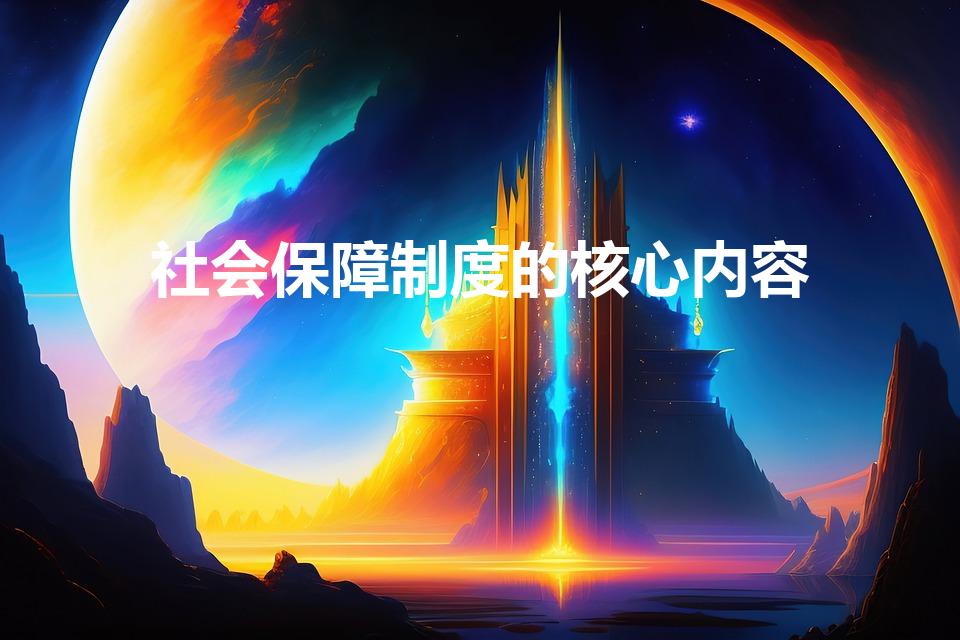 社会保障制度的核心内容（社会保障制度的核心内容是什么）