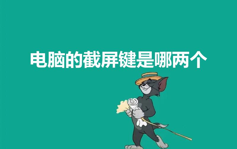 电脑的截屏键是哪两个（电脑哪两个键是截屏）