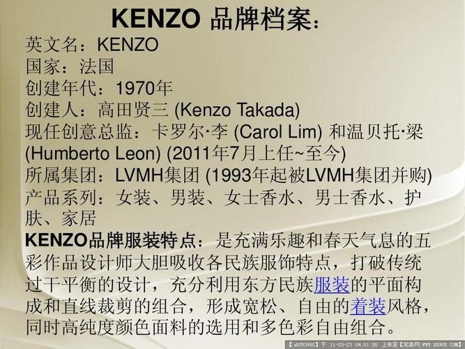 kenzo是哪个国家的品牌