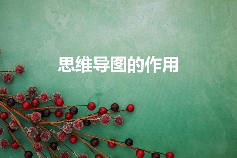 思维导图的作用（思维导图对学生的作用及优点）
