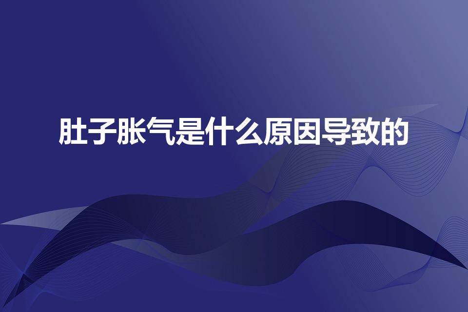 肚子胀气是什么原因导致的（腹部胀气是怎么回事）