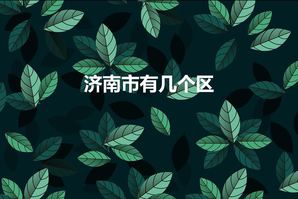 济南市有几个区（济南有几个区）