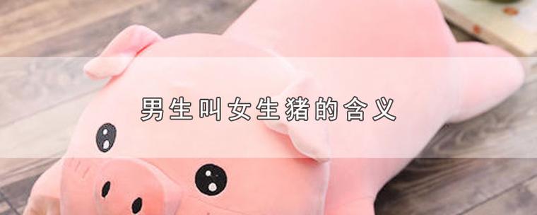 男生叫女生猪是什么意思（男生为什么叫女生猪？）