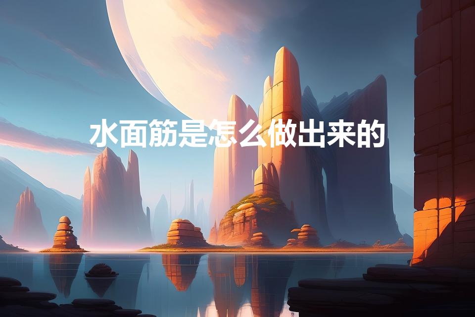 水面筋是怎么做出来的（面筋是什么材料做的）