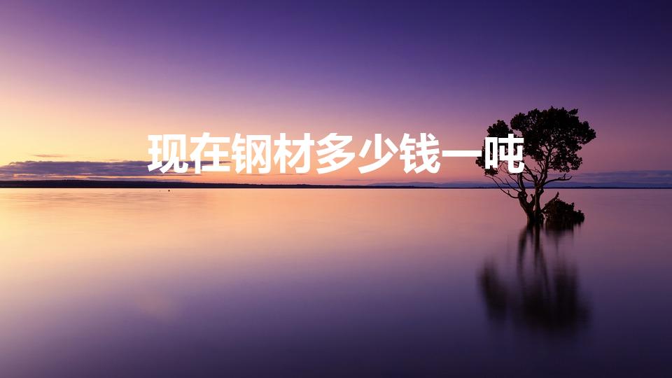 现在钢材多少钱一吨（2020年的钢筋多少一吨）