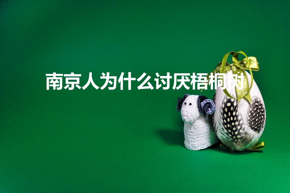 南京人为什么讨厌梧桐树（南京梧桐树的由来）