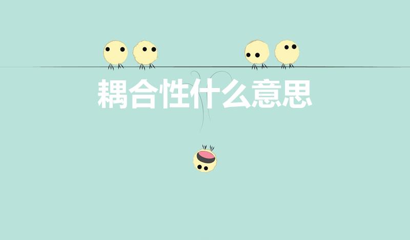 耦合性什么意思（耦合是什么意思啊）