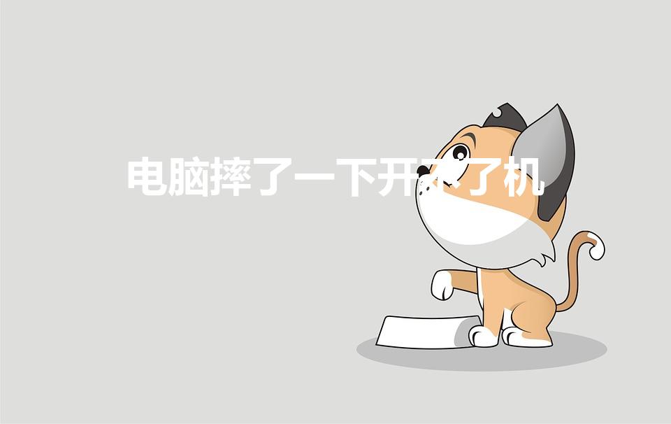电脑摔了一下开不了机（电脑摔了一下开不了机了,怎么办）