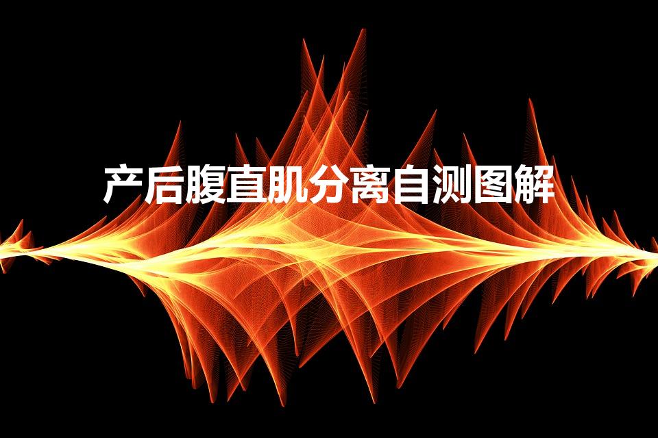 产后腹直肌分离自测图解（如何判断自己是否的腹直肌分离）