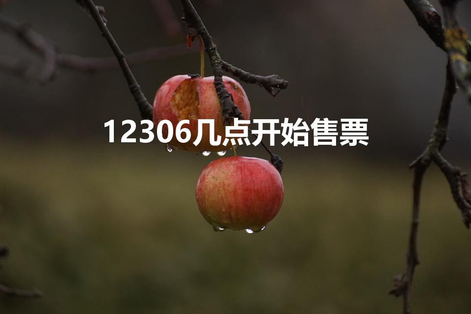 12306几点开始售票（12306买票时间是几点到几点）