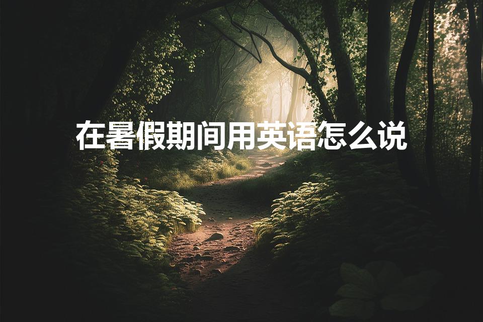 在暑假期间用英语怎么说（在...期间用英语怎么说）