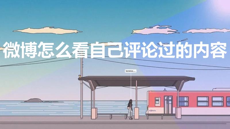 微博怎么看自己评论过的内容（微博怎么看自己的评论）