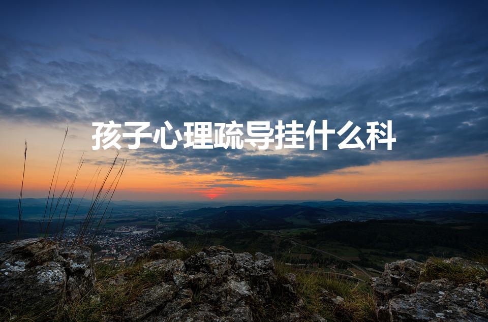 孩子心理疏导挂什么科（中学生心理疏导去哪里）