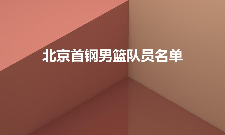 北京首钢男篮队员名单（北京首钢男篮大名单）