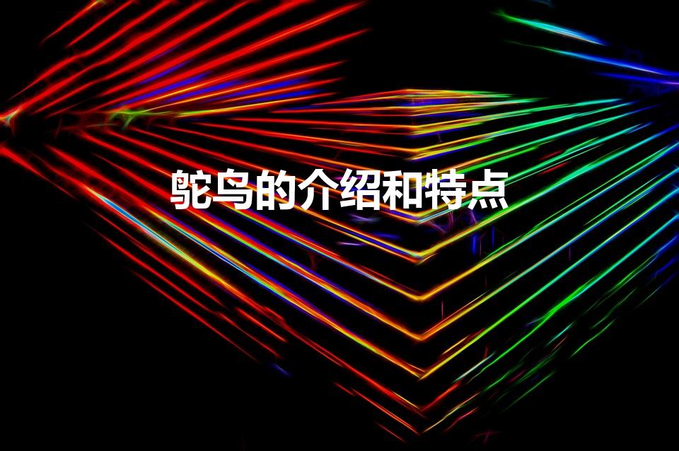 鸵鸟的介绍和特点（鸵鸟的介绍和特点是什么）