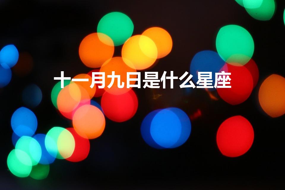 十一月九日是什么星座（十一月九日是什么星座的）