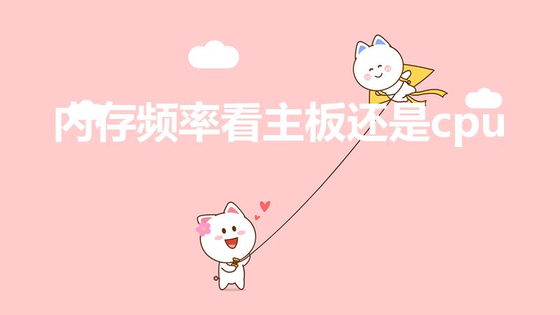 内存频率看主板还是cpu