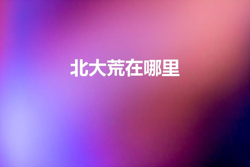 北大荒在哪里（北大荒指的是什么地方）