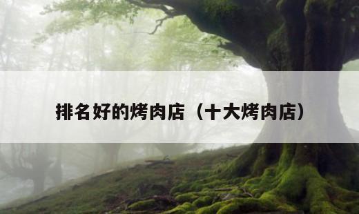 排名好的烤肉店？齐齐哈尔烤肉排名前十