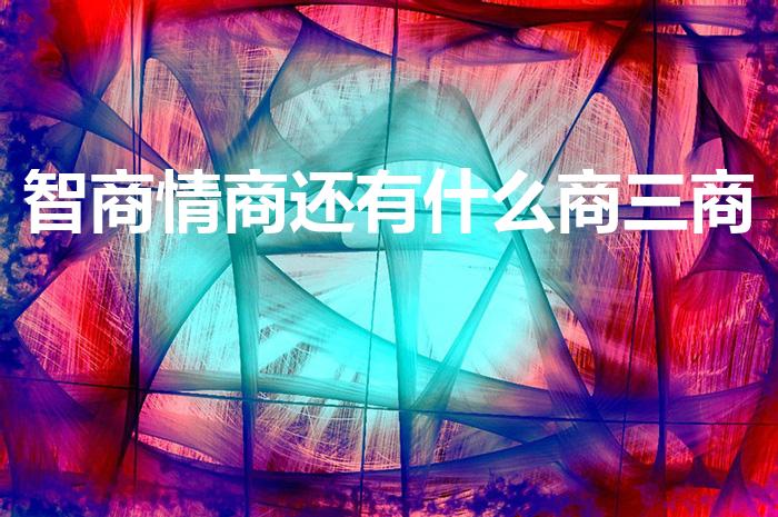 智商情商还有什么商三商（情商智商和什么商叫三商）