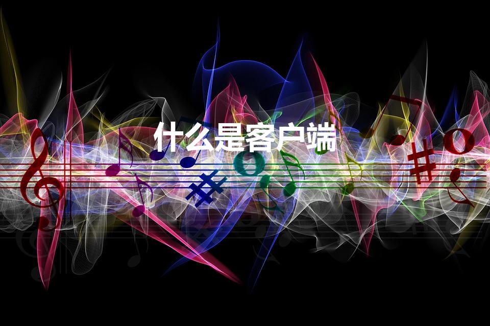 什么是客户端（请问客户端是什么意思啊）