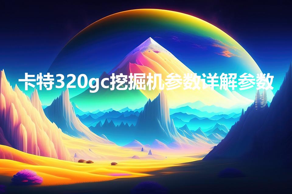 卡特320gc挖掘机参数详解参数（卡特320挖掘机尺寸）