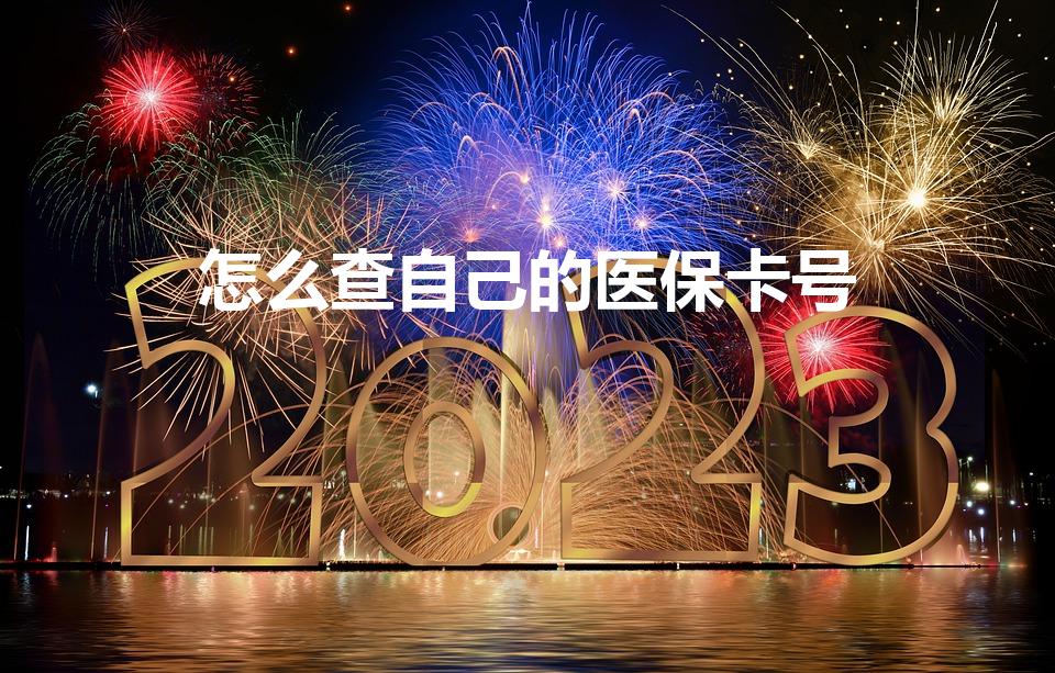 怎么查自己的医保卡号（如何查询医保卡号）