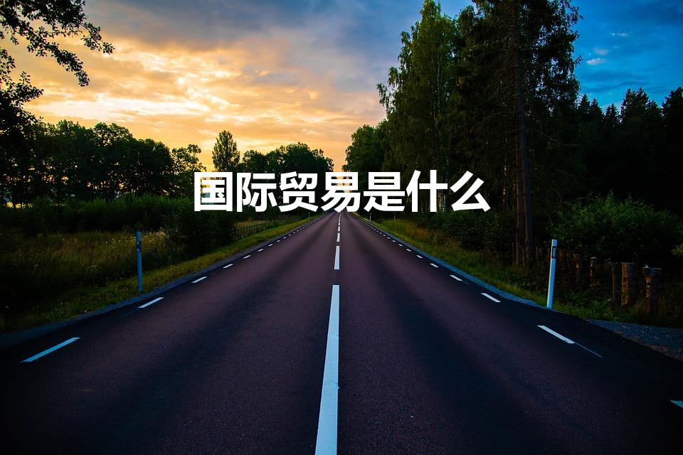 国际贸易是什么（国际贸易是什么意思）