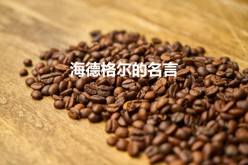 海德格尔的名言（“他人即地狱”是谁的名言）